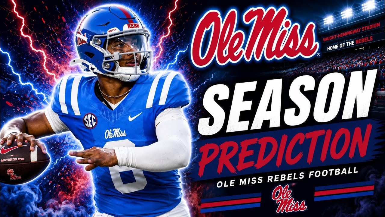 Прогнозы на студенческий футбол: Ole Miss, 2026 год