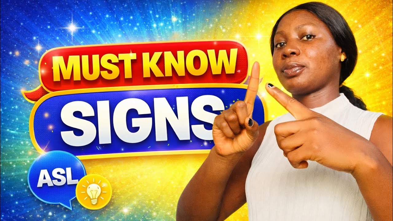 Essential ASL Signs Everyone Should Know | Beginner Sign Language