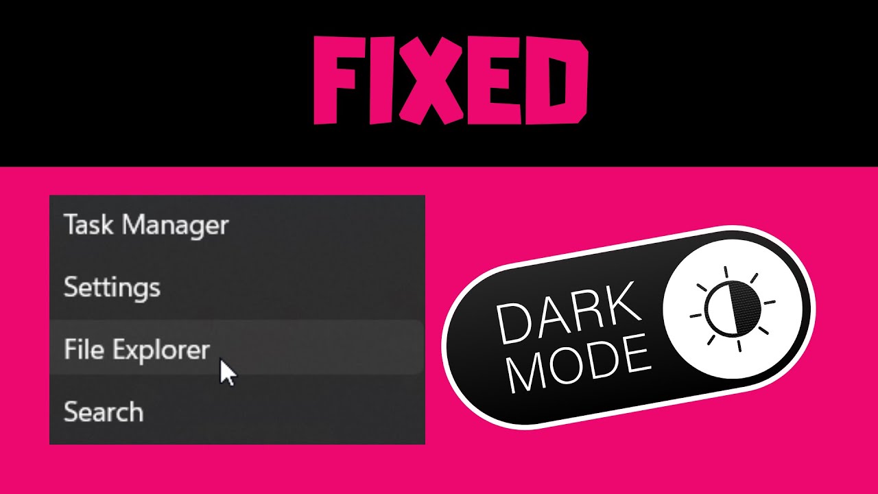 Enable Dark Mode in Windows File Explorer &ndash; EASY WAY!