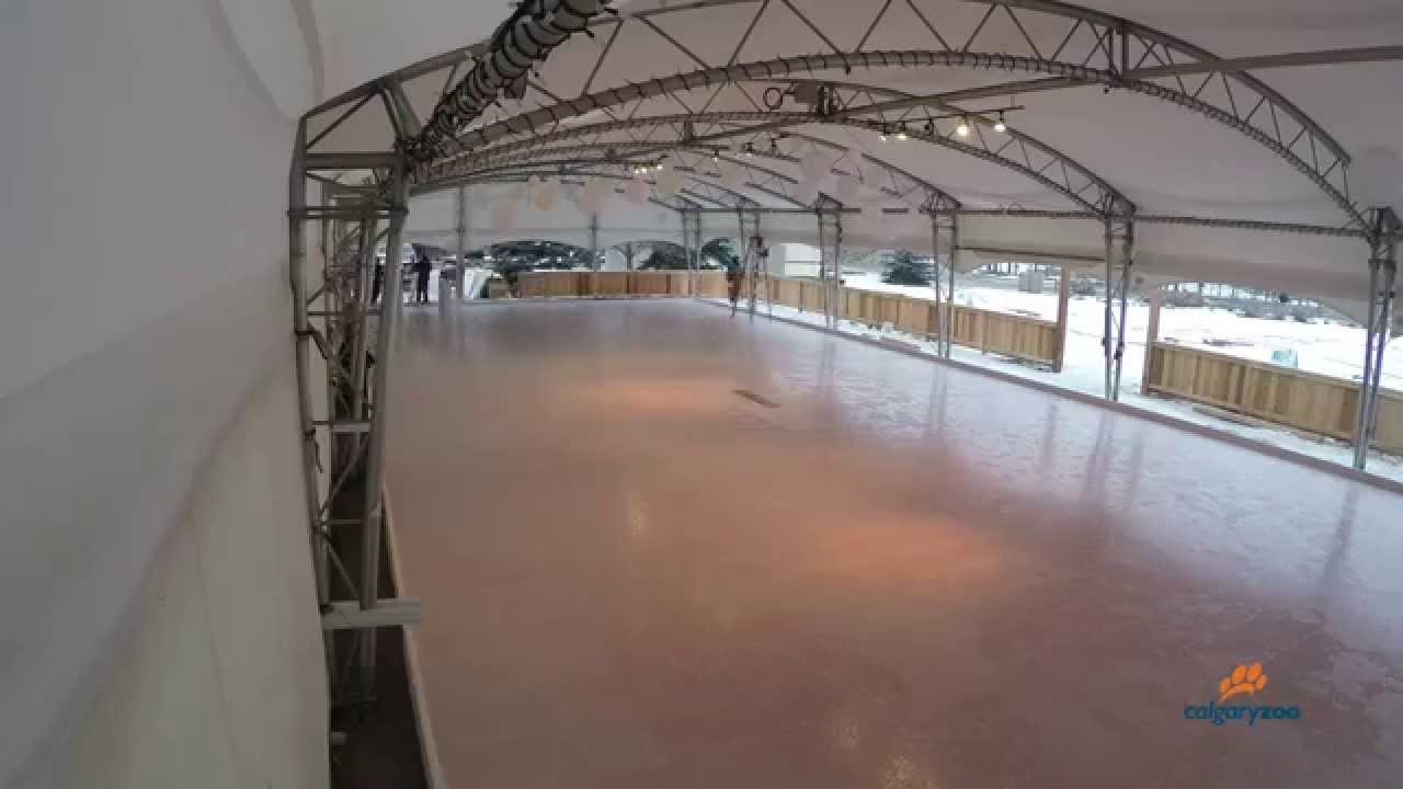 How to build a skating rink in less than two minutes!
