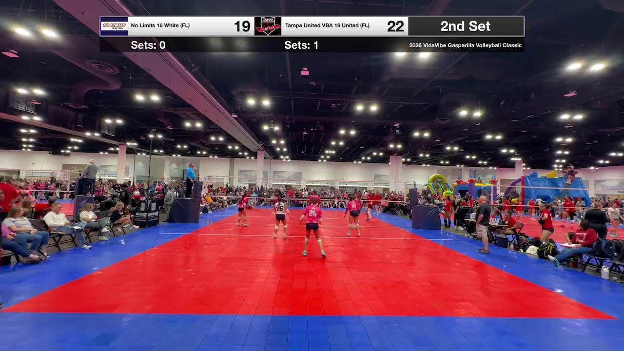 No Limits 16 White (FL) vs Tampa United 16 United (FL) #volleyball