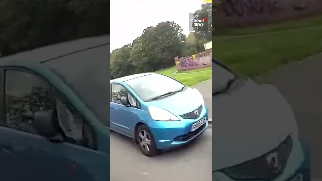 Good Samaritan gives police officer a lift while chasing a suspect
