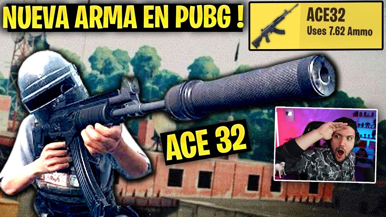 NUEVA ARMA *ACE 32* MEJOR QUE EL AKM en PUBG?? -  USO EL ARMA POR PRIMERA VEZ!!
