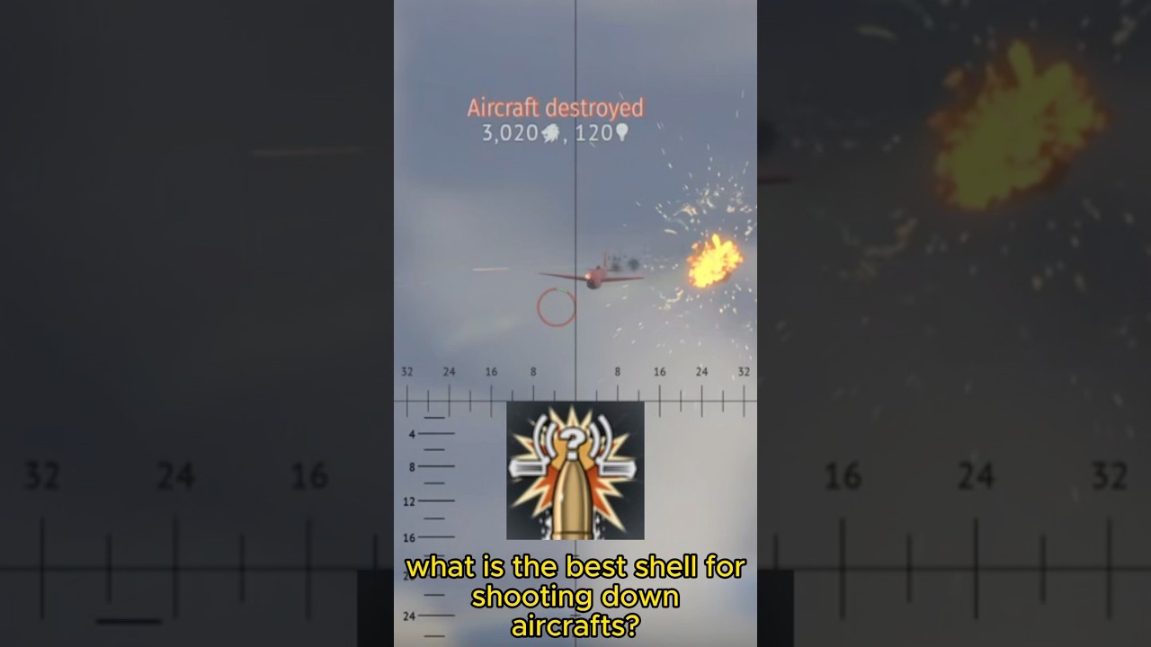How to shoot down aircrafts planes in war thunder without anti air AA #warthundertanks #warthunder
