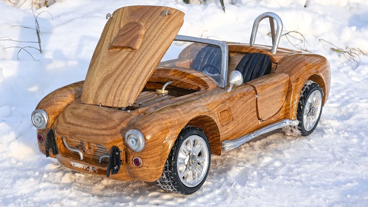 Wood Car - Shelby Cobra 427 sc (1965) - Awesome Woodcraft