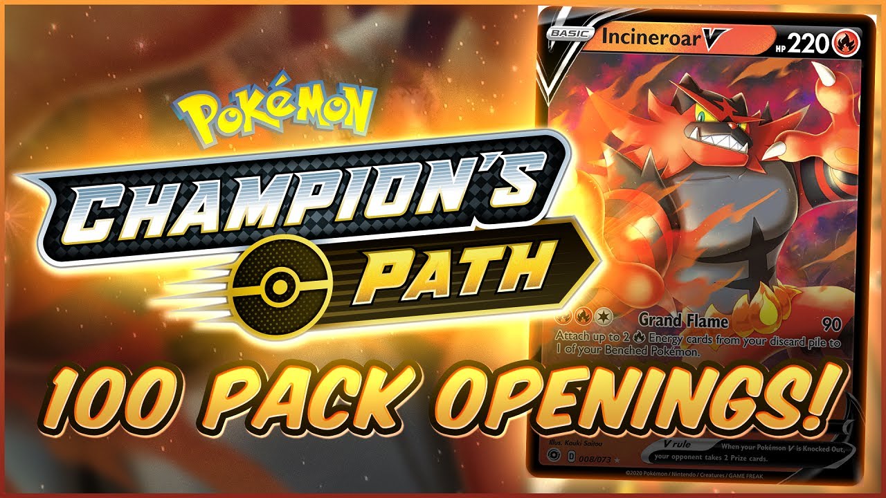 PTCGO: 100 Champion's Path Pack Openings!