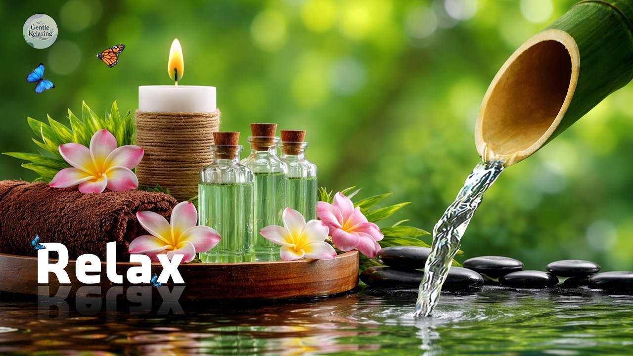 Soothing Relaxation Music 🌿 Calming Piano Music for Deep Sleep, Water Sounds & Bird Songs, Spa, Yoga