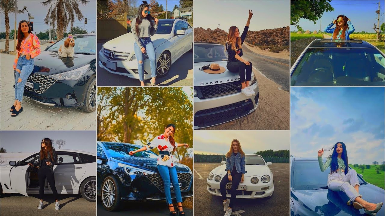 Top killer car🔥 photography poses ideas| car photo poses for girls| stylish poses| dp photo 4 girls