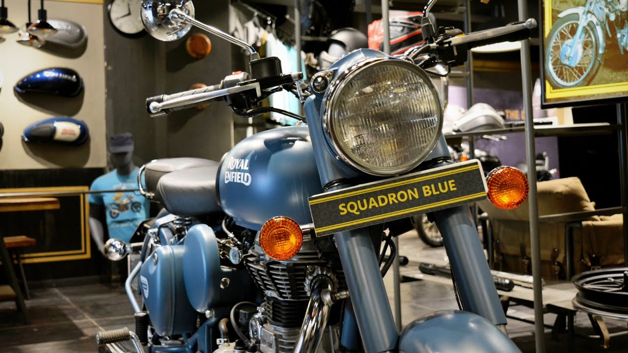 Royal Enfield Classic 500 ABS | Squadron Blue | Price | Details | Full Review