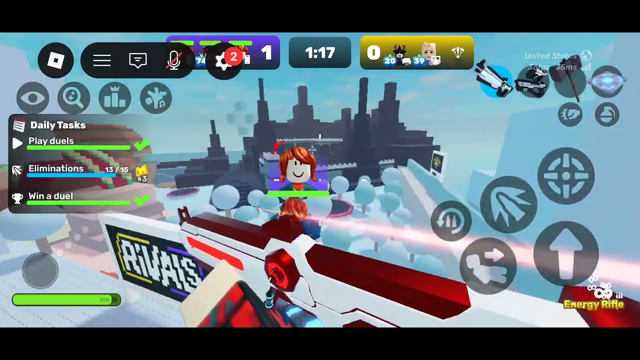 Today I'm playing rivals again again 