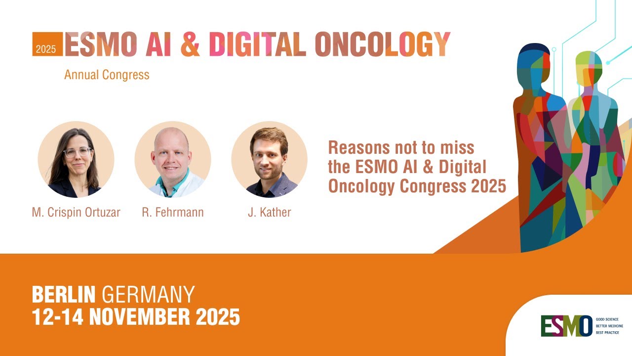 ESMO AI & Digital Oncology Congress 2025 - Register now