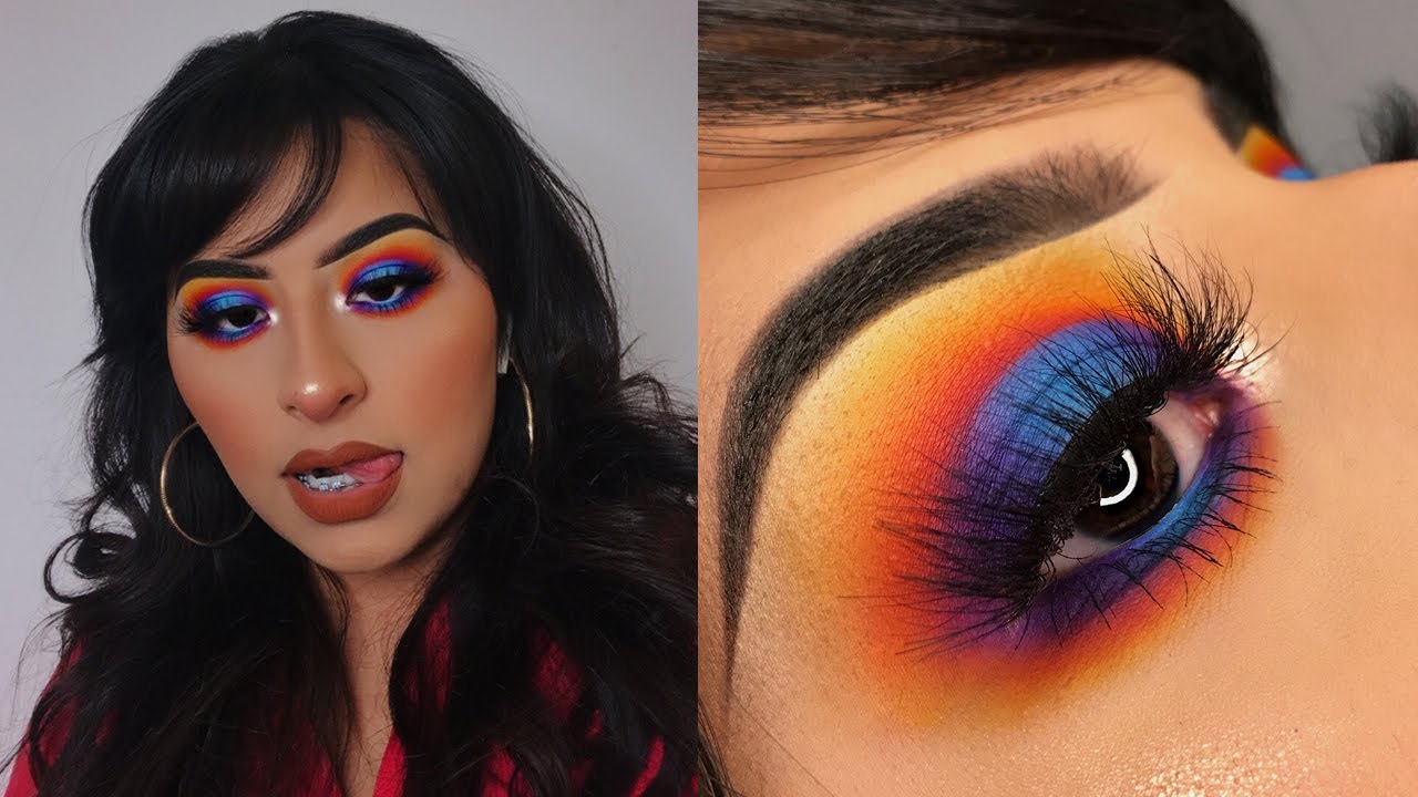 blue halo eyeshadow tutorial | Alexandra Leyva