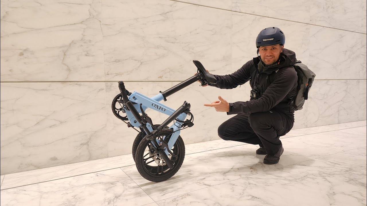 this is the World's Smallest  electric bike that you can pedal OXFO OX 1 review