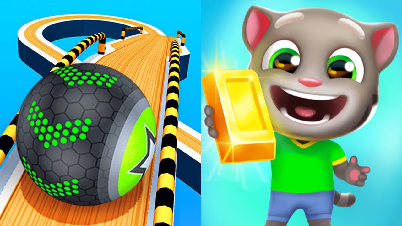 Going Balls VS Talking Tom Gold Run BIG UPDATE Eco Angela Super SpeedRun Top Tiktok Gameplay mxzsfr