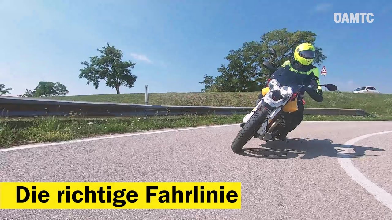 Motorrad-Tipps: Kurvenfahren & die richtige Fahrlinie | &Ouml;AMTC Fahrtechnik