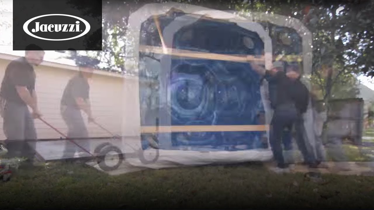Jacuzzi® Hot Tub Delivery and Installation - Time Lapse