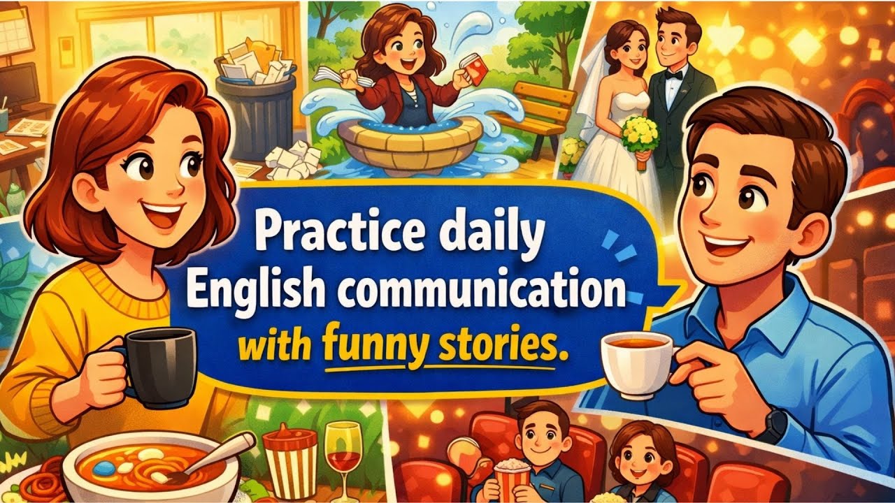 Real English Conversation for Beginners | Funny Stories & Daily Life Podcast