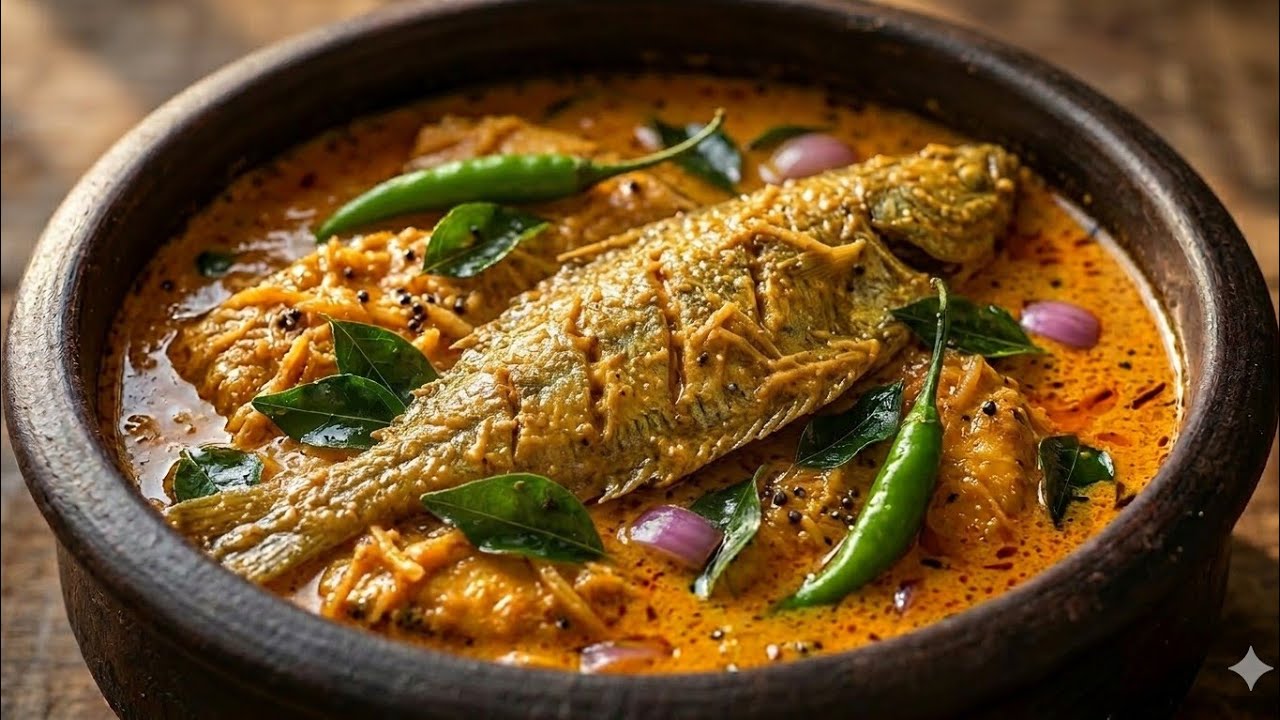 വാളൻ പുളി ചേർത്ത മാന്തൾ കറി | Spicy Kerala Style Mathal ( Sole Fish ) Curry Recipe | Fish Curry 