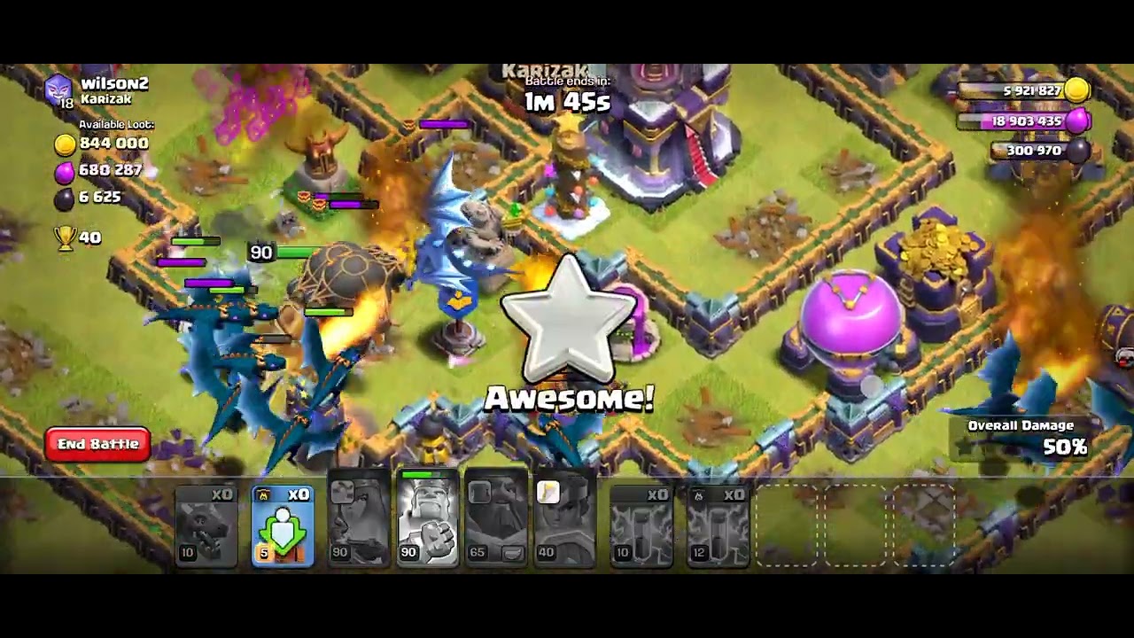 Ranked game in clash of clans near to upgrade Town hall 😁🤯