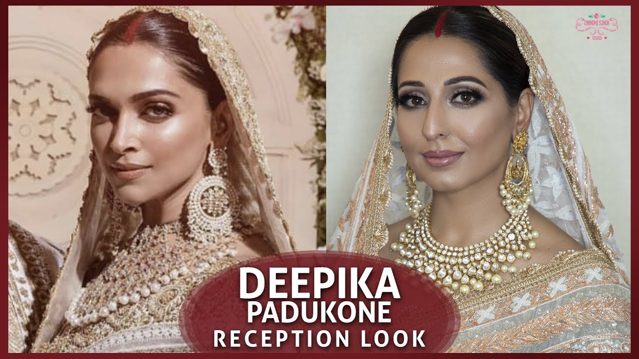 Deepika Padukone Mumbai Reception | Celebrity Inspired Makeup | Celebrity Weddings