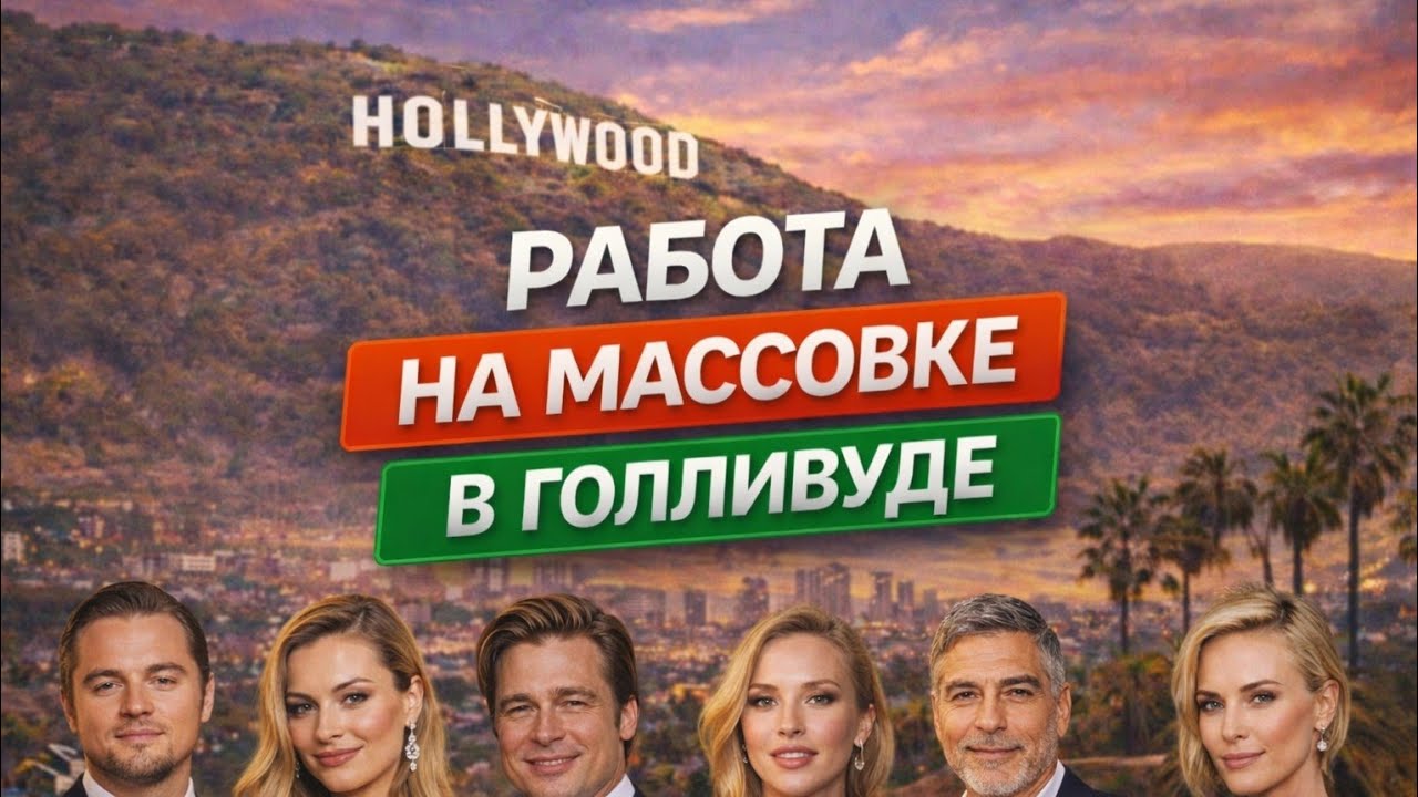 Все о работе на массовке в Голливуде