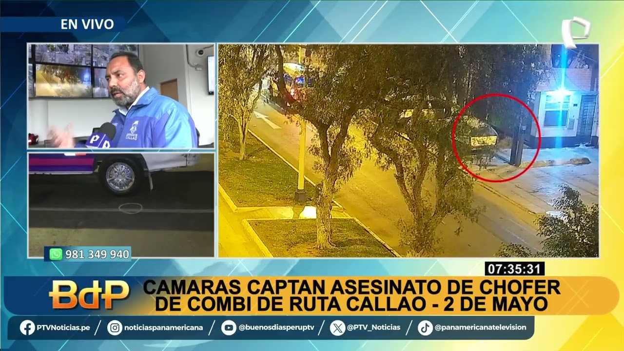 C&aacute;maras registraron asesinato de chofer de combi en el Callao: mujer habr&iacute;a servido de se&ntilde;uelo