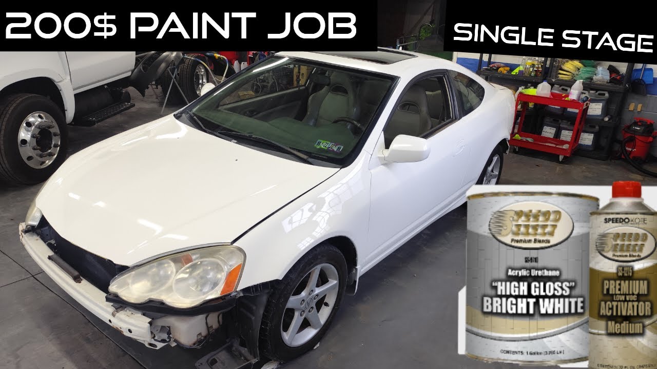 Cheap 200$ single stage paint job