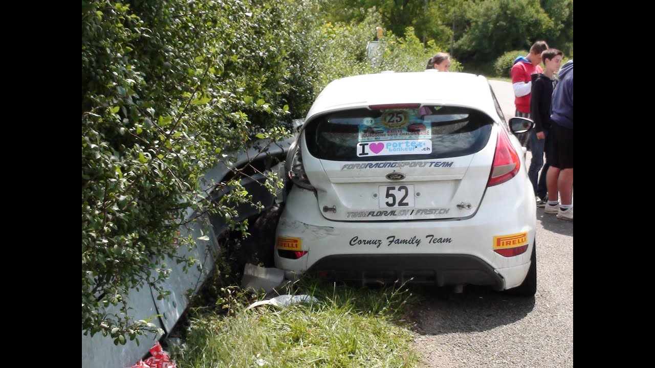 rallye Bourgogne Côte Chalonnaise 2014 :crash et maxi attaque