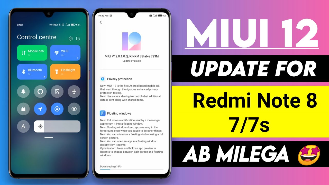 MIUI 12 Update For Redmi Note 8/7/7s | Redmi Note 7/7s Miui 12 Update Rollout Date? | Miui 12 update