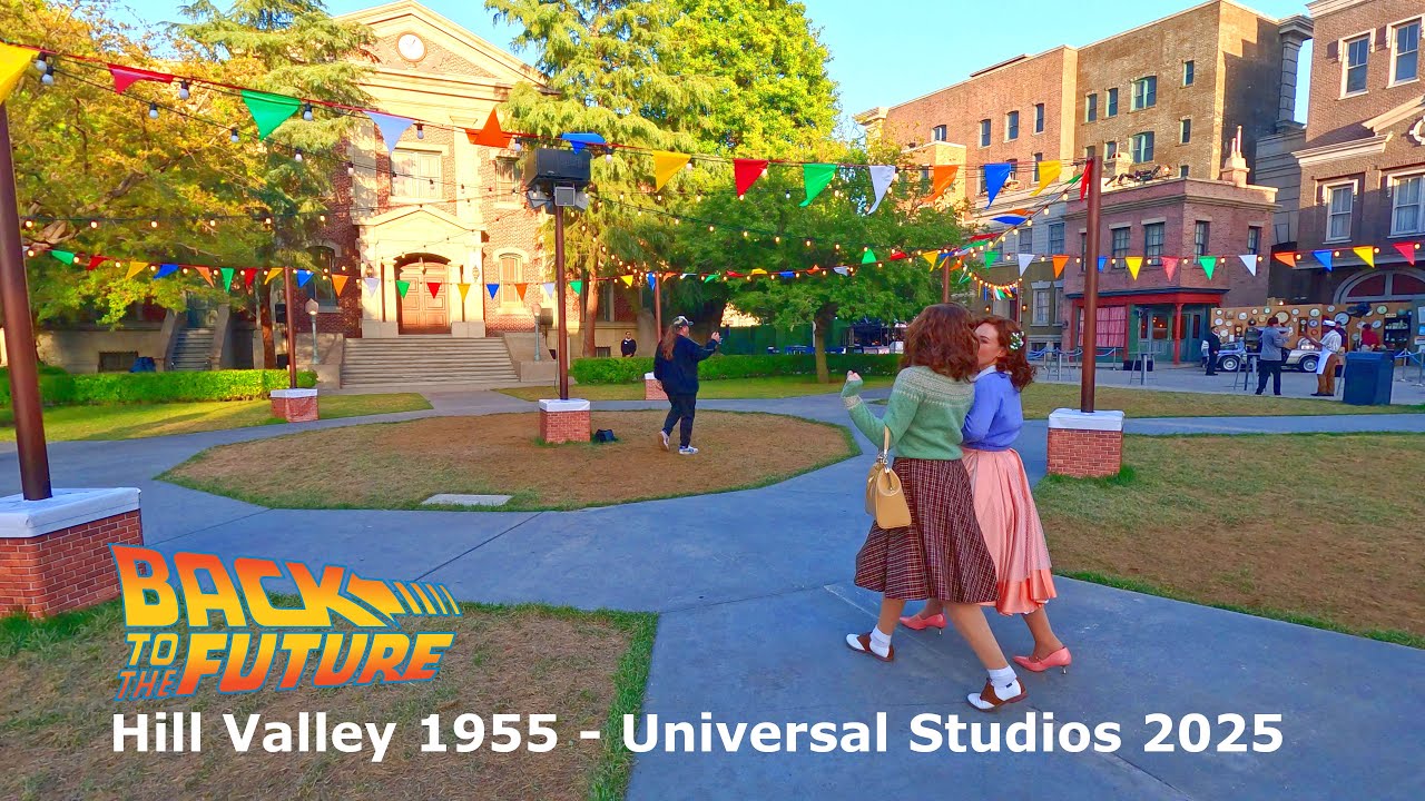 POV Walk Hill Valley 1955 - Universal Studios Fanfest Nights BTTF 2025