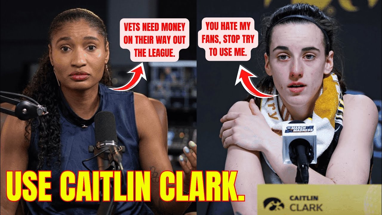 Angel McCoughtry EXPOSES WNBA Vets Using Caitlin Clark for Money: “Stop Trying to Use Me!”