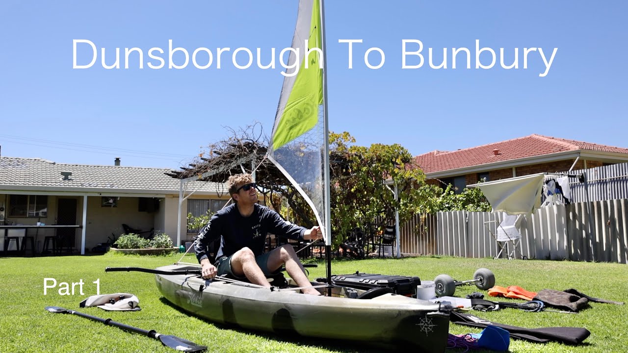 Sailing a Hobie Compass Kayak, Dunsborough - Busselton - Bunbury