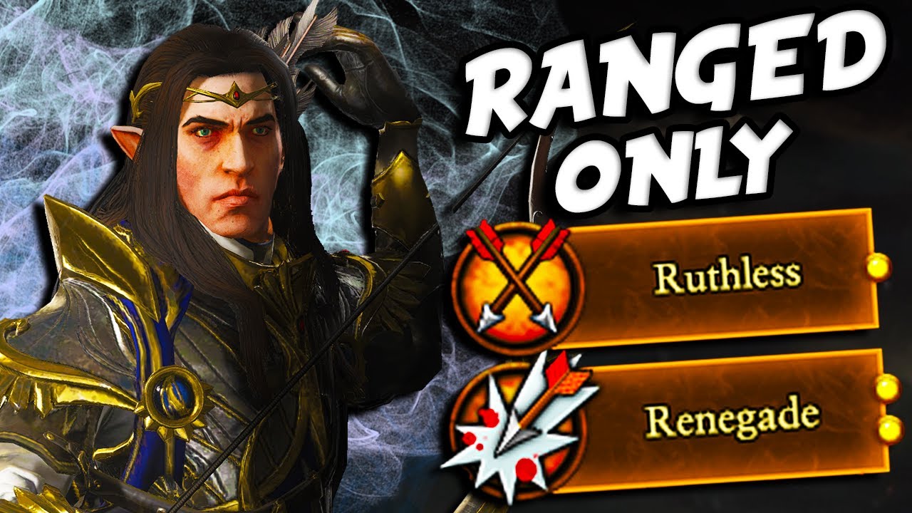 Can You Beat Total Warhammer 3 Using ONLY Ranged Units As Alith Anar?