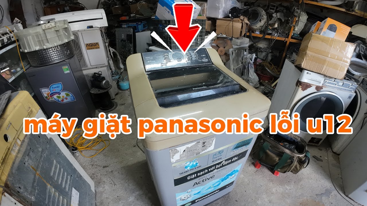 máy giặt panasonic không vắt-lỗi u12