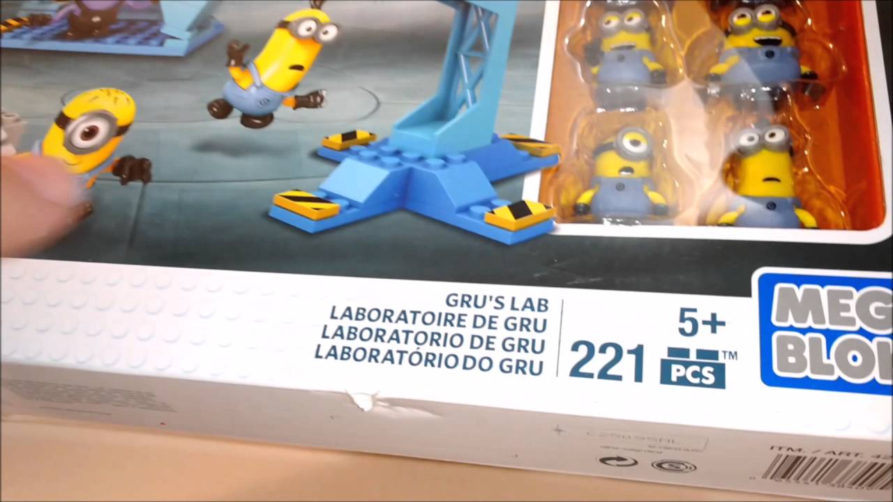 Minion Mega Bloks Gru's Lab speed build for Special Guest Saturday