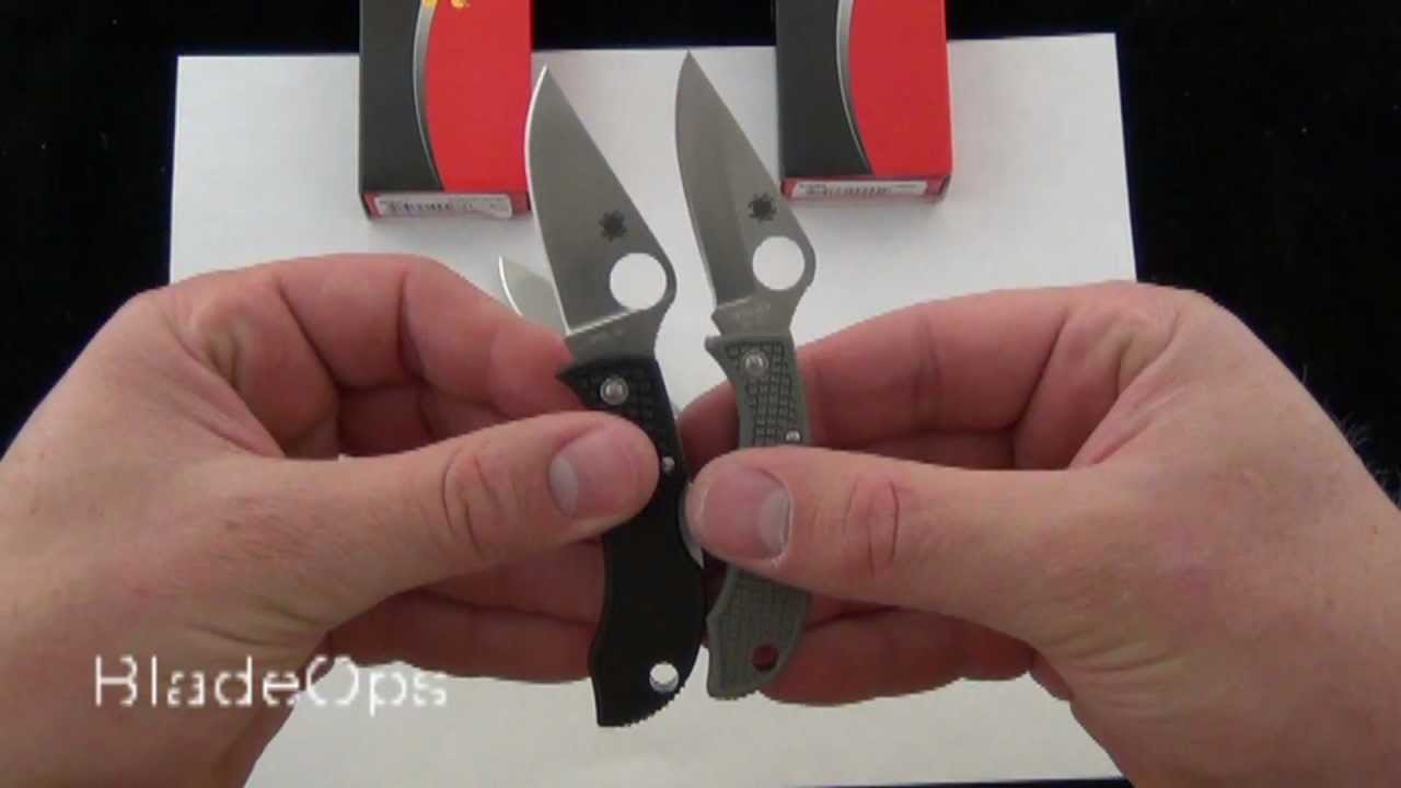 Spyderco Manbug vs Ladybug