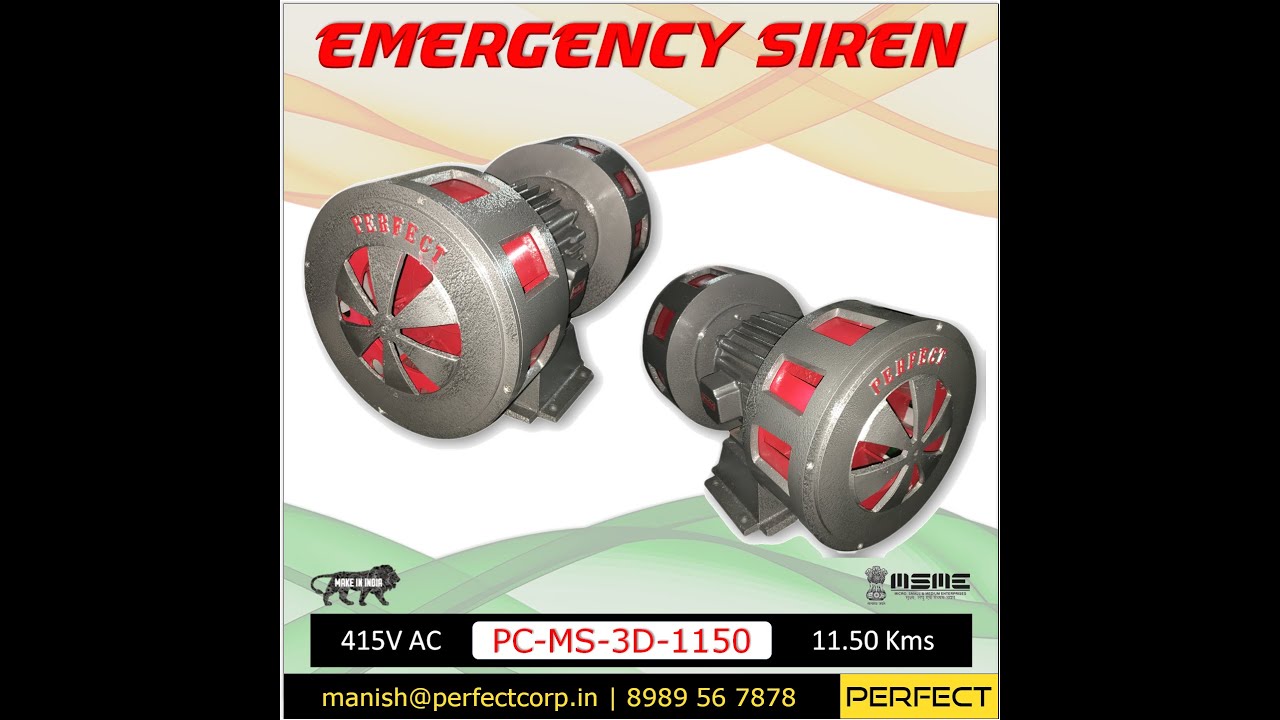 12 Kms Siren - Industrial Siren