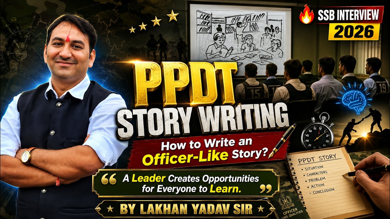 Picture Perception Test SSB | How to write story  in PPDT test of SSB INTERVIEW