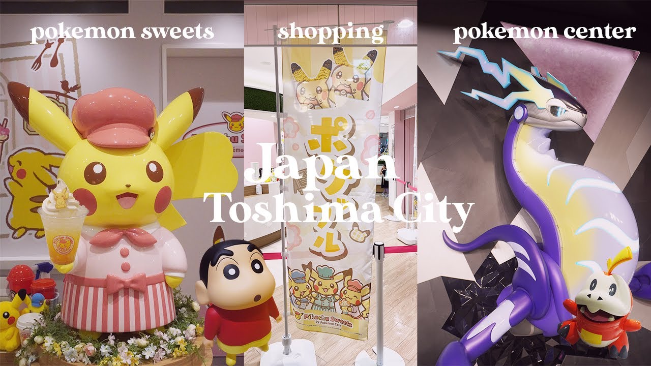 🌸 japan travel vlog 2.0: 🌸 sunshine city, pokemon sweets 🍡 & center, one piece store, & BL!