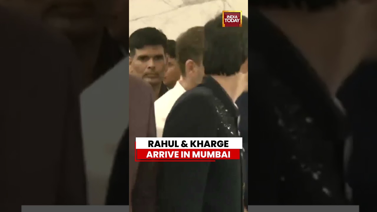 Rahul Gandhi & Mallikarjun Kharge Attend Revati Sule's Wedding In Mumbai #shorts