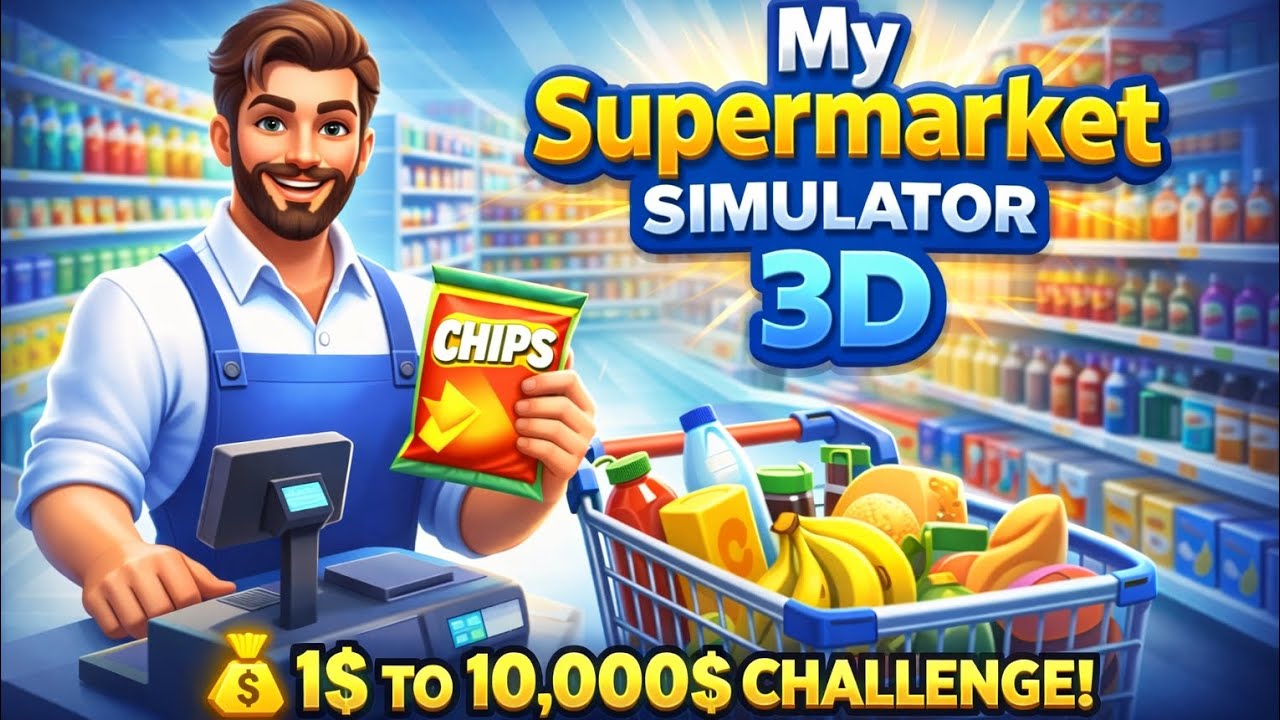 Playing My supermarket simulator 3d part 39 #like #subscribe