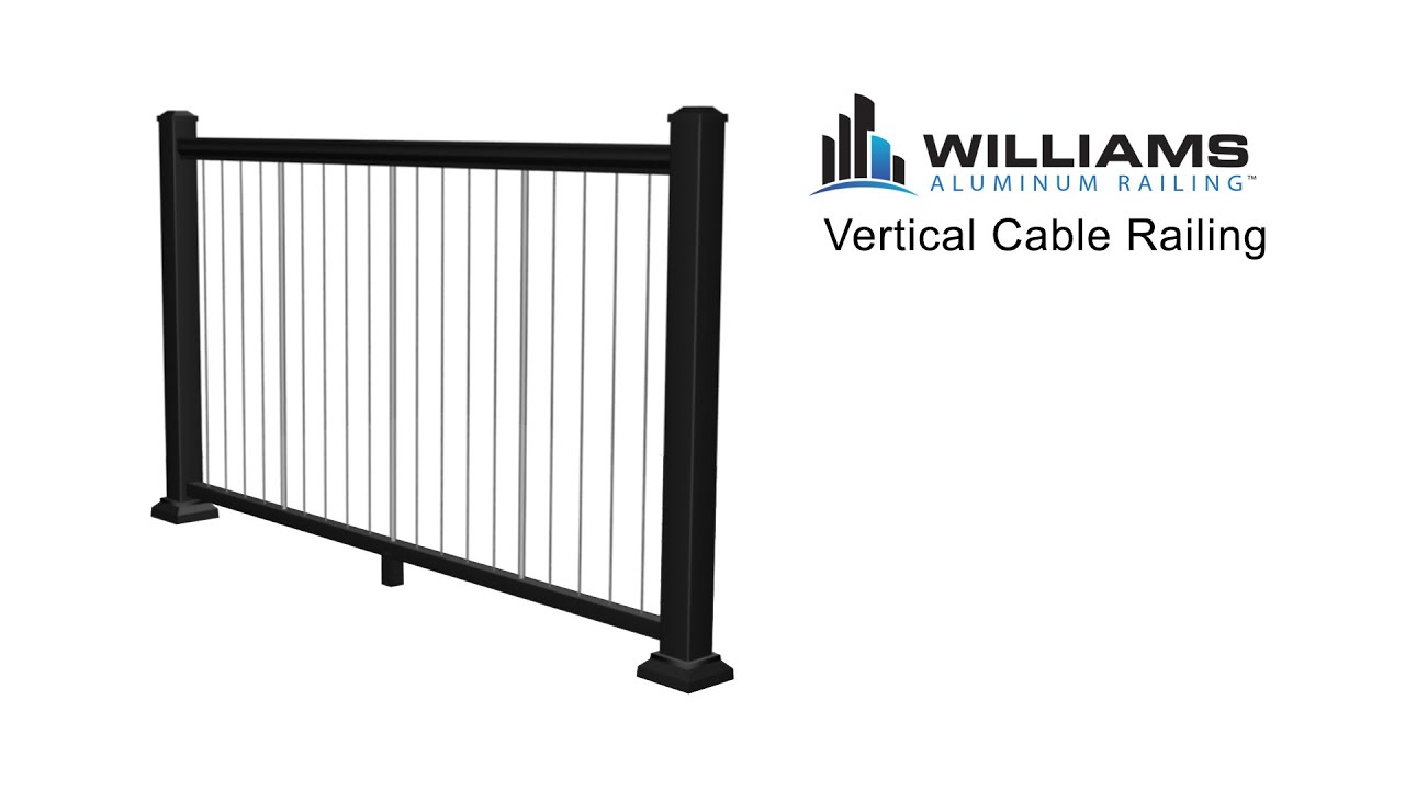 Williams Aluminum Railing | Vertical Cable Railing