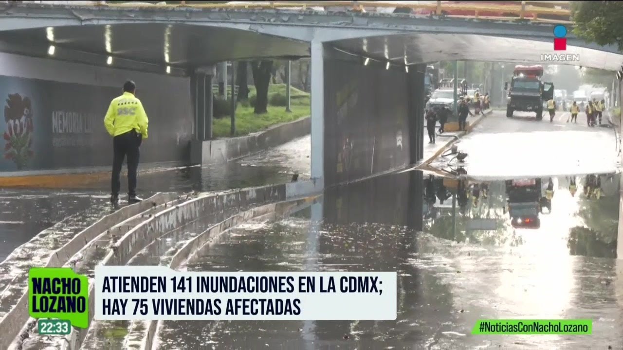 CDMX registró la lluvia más intensa desde 1952 | Noticias con Nacho Lozano