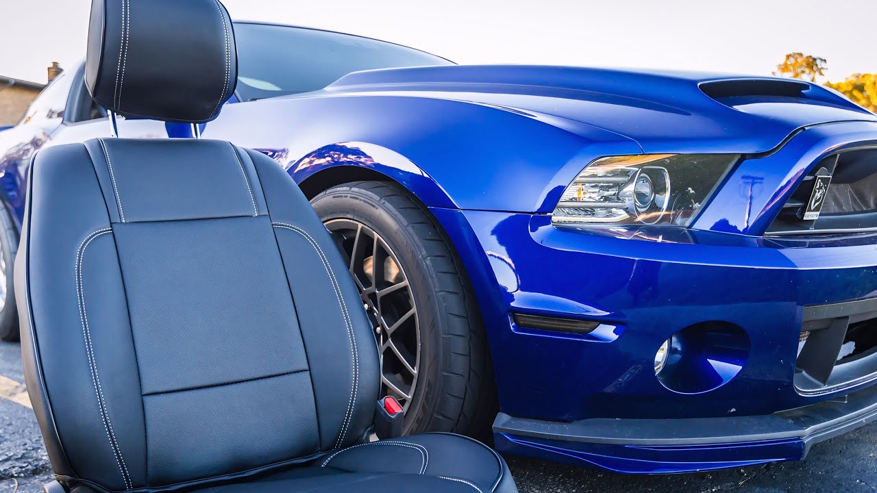 REVIVING my 2014 Mustang GT Interior! | NEW Custom Leather Seat Covers! @kustominterior