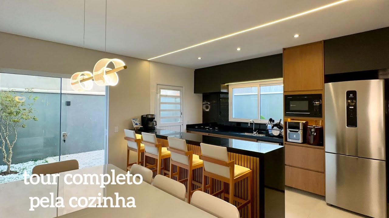 TOUR COMPLETO pela minha cozinha ✨ | Organização + detalhes