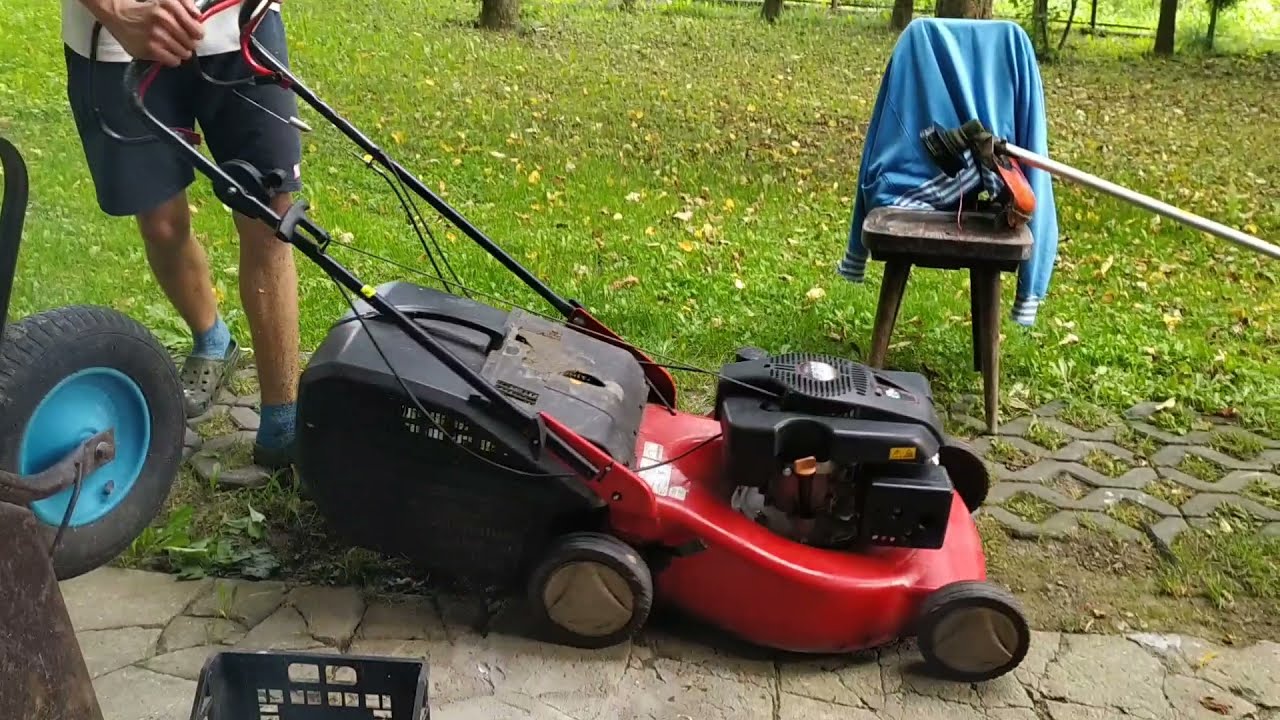 ☘️Koszenie trawy 2021☘️  Przegonił  nas deszcz 💦☔ kosiarka spalinowa 🔥☘️