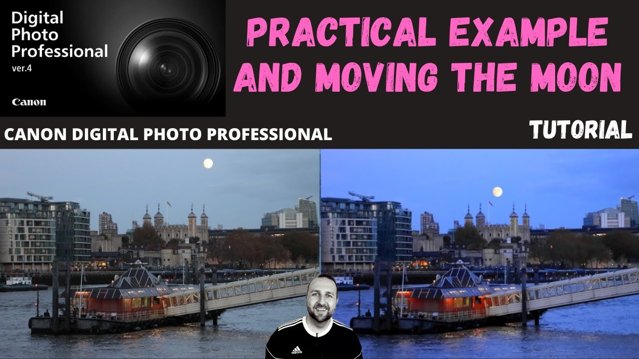 DPP4 | Practical Example and moving the Moon | Canon Digital Photography Professional 4 | TUTORIAL |