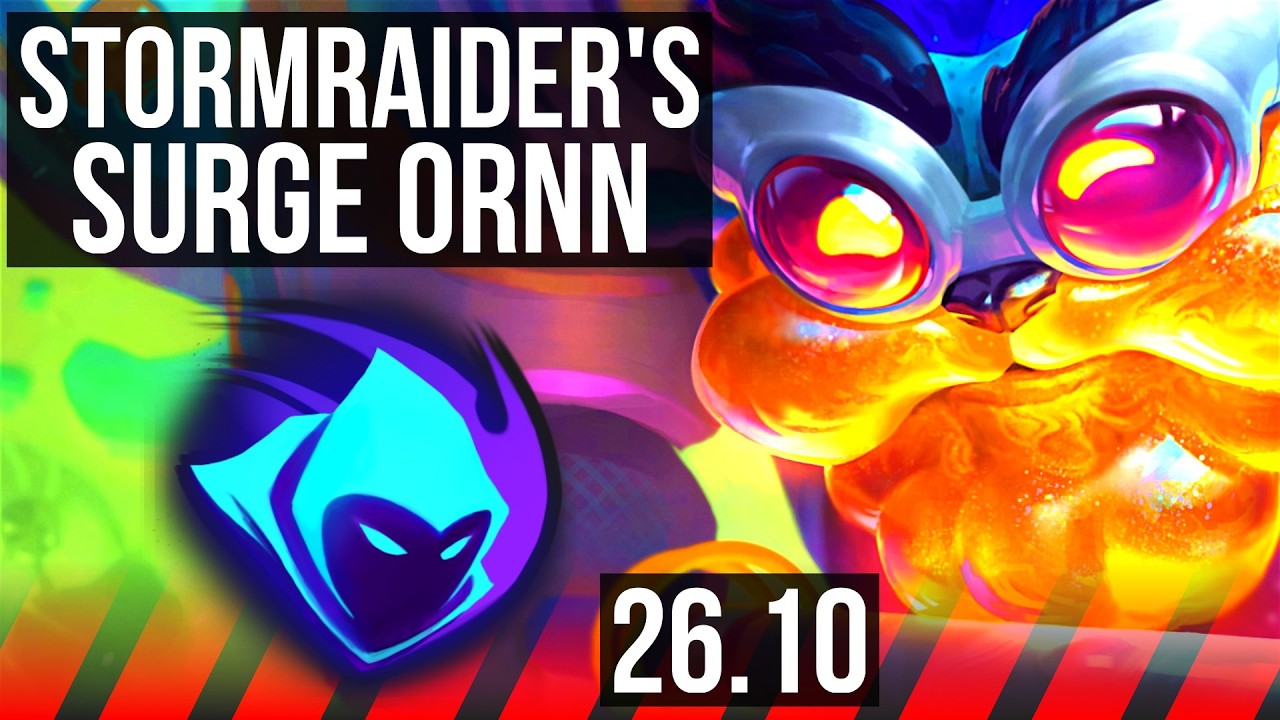 ORNN vs DARIUS (TOP) | Stormraider's Surge | EUW Master | 26.10