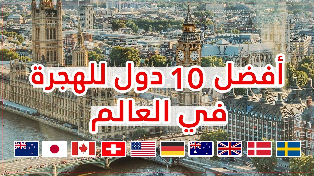 ما هي أفضل الدول للهجرة في 2026 🌟❤️ ✈ إليك ترتيب أفضل 10 دول في العالم للهجرة والمعيشة والعمل