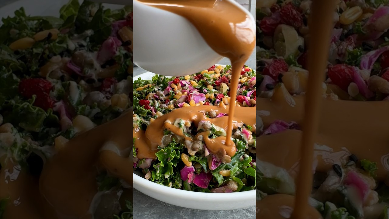 LONGEVITY HIGH-PROTEIN SALAD @cookingforpeanuts I won&rsquo;t eat healthy food that tastes bad! Nor you!